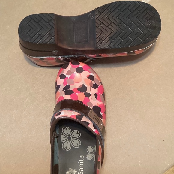 SANITA Size 40 US 9-9.5 NURSE WAITRESS Danish Clogs Shoes 👞 - Picture 7 of 11